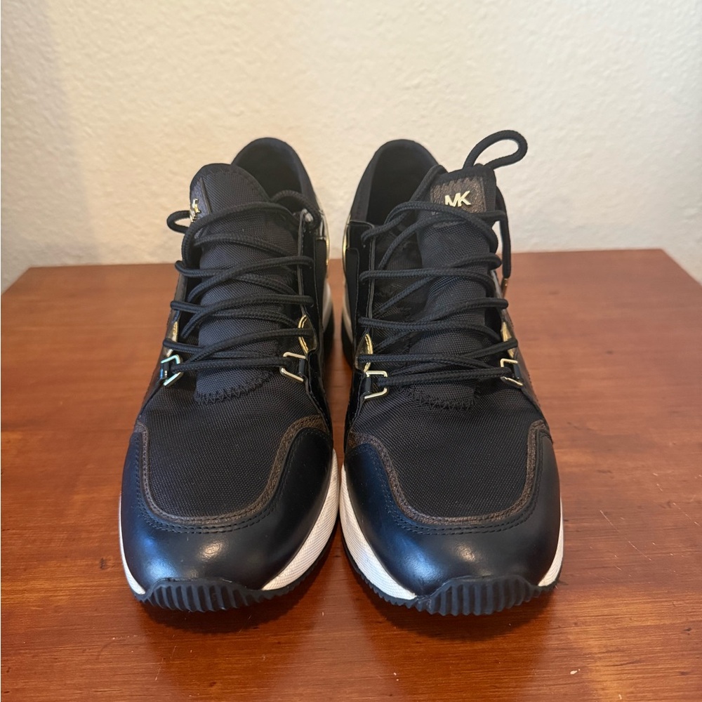 Michael Kors Black and Gold Women’s Sneakers